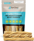 Raw Paws Beef Tripe Twists for Dogs - 5-Inch (5-Count) - Packed in USA - Free-Range Green Tripe Sticks for Dogs - Odor-Free, Crunchy Tripe Dog Treats - All-Natural Green Beef Tripe Sticks Chews