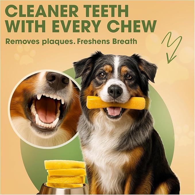 peaksNpaws Yak Cheese Himalayan Dog Chews, High Protein, Natural Dog Treats Small Dogs, Lactose Free Chew Sticks for Aggressive Chewers, Long Lasting Pet Treat for Dogs Under 15 lbs, 9 Small Chews