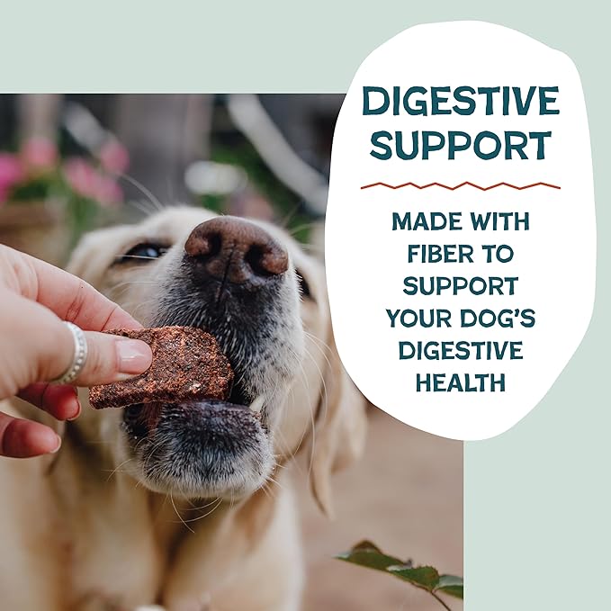 Shameless Pets Jerky Bites Treats, Duck-Tato - Healthy Dog Chews for Digestion Support with Fiber - Dog Treats with Real Cage-Free Duck - Free from Grain, Corn & Soy - 14 oz