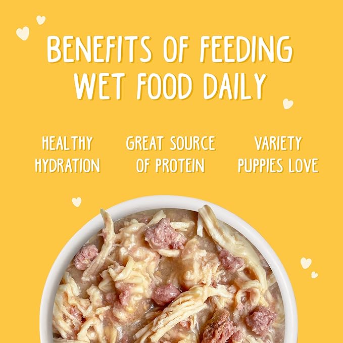 Weruva Puppy Food, Paw Lickin' Puppy Variety Pack, 6oz Can, Pack of 9