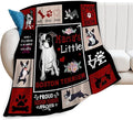 Boston Terrier Blanket Boston Terrier Gifts Throw Blankets Cozy Fleece Flannel Blanket Soft Warm Plush Lightweight Blanket Dog Gift for Couch Sofa Bed for Women Girls 40"X50"