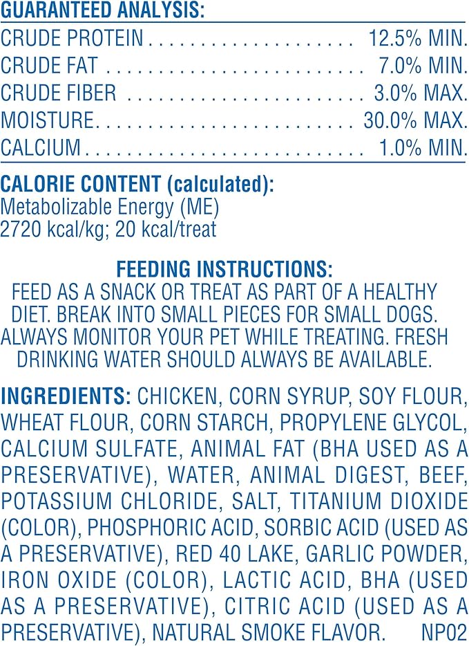 Canine Carry Outs Bacon & Cheese Flavor Dog Treats, 47 Ounce Bag (Pack of 4)