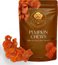 Ellabby Pumpkin Dog Treats – 100% Natural Dehydrated Pumpkin Chews for Dogs, Grain-Free, Low Calorie, High Fiber, Digestive Support, Crunching Slices (12 oz)