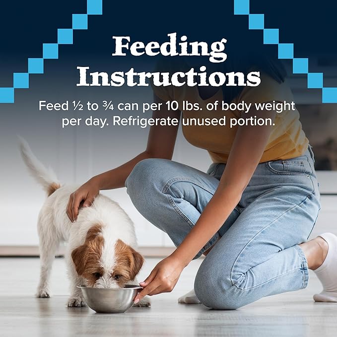 Blue Buffalo Wilderness Natural High Protein Wet Food for Senior Dogs, Turkey & Chicken, 12.5-oz Cans, 12-Count