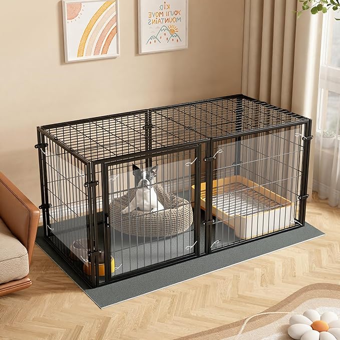 16 Pcs Rabbit Cage Urine Guard 10.2'' x 8.3'' Plastic Pet Splash Guard Panels Liner Protection Clear Edge Liner Guinea Pig Side Lining Habitat Siding Cage Protector