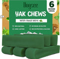Dogsee Mint Flavor Himalayan Yak Cheese Dental Chews for Dogs 1lb (Medium - 6 Chews) | Aid Digestion | Made in Himalayan Regions | Odorless Dog Treats…
