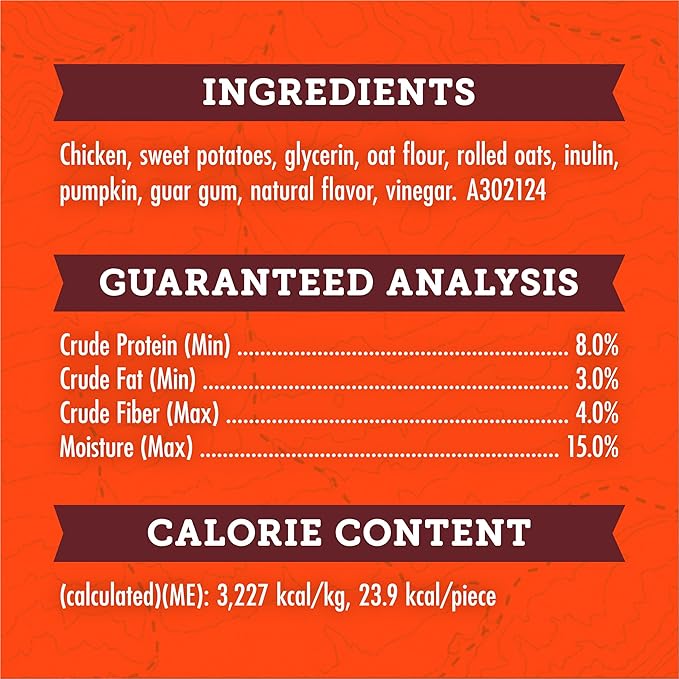 Zuke's Adventure Bites Chicken & Pumpkin Recipe Soft Dog Treats, 6 oz. Pouch