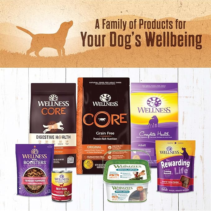 Wellness 95% Whitefish Natural Wet Grain Free Canned Dog Food, 13.2-Ounce Can (Pack of 12)