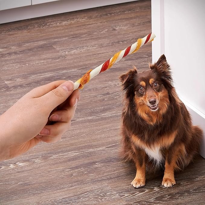 Ol's~Roys Rawhide Free Twist Sticks with Chicken Dog Treats, 16 Oz ~ (50 Count) ~ 1 Pack