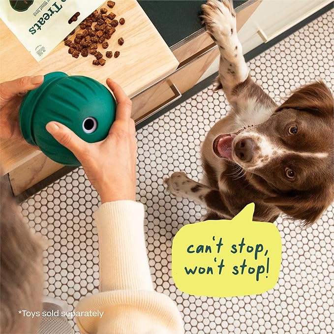 WOOF Air-Dried Puzzle Treats - Refill Treats Sized Puzzle Toys - The Perfect Dog and Puppy Training Treats - Made with Real Chicken - 12 oz