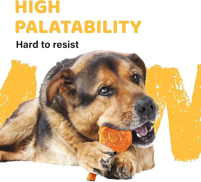 iPaw Turkey Tendon for Dogs, Single Protein, Hypoallergenic, All Natural Human Grade Puppy Chew, Rawhide Alternative Dog Treats, 4 pcs/Pack Lollipop Shape (Small)