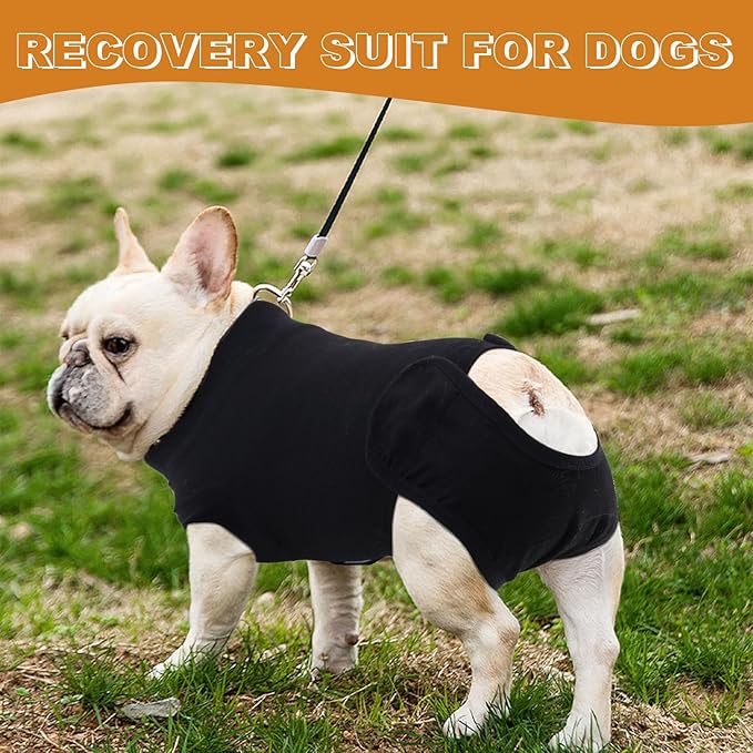 OYX Recovery Suit for Dogs Cats After Surgery，Cotton Dog Surgery Suit Female Spay，E-Collar & Cone Alternative Surgical Suit, Male Female Dog，Prevent Licking Dog Onesies Pet Surgery Recovery Suit XL