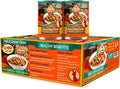 Scoochie Pet Products Chef Scoochie's Duck & Chicken Dog Food in Rich Gravy Natural Wet Food - Easy Open Pop-Top Cans for Grown Dogs - Complete Meal or Food Topper 12 Cans (14 oz e.)