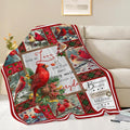 Cardinal Throw Blanket Red Bird Cardinal Stuff Gifts for Kids Girls Boys Adults Women Men Soft Cozy Warm Plush Fluffy Fuzzy Fleece Blanket Christmas Decor 50''X60''