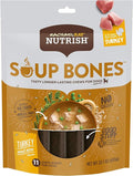 Rachael Ray Nutrish Soup Bones With Real Turkey & Rice, 11 Dog Chews
