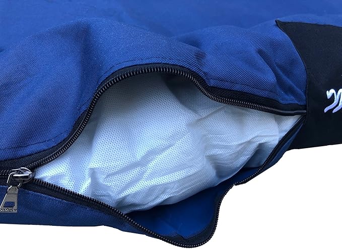 Luxury Orthopedic Solid Memory Foam Pet Bed Pad with External Strong Tough Oxford Waterproof Cover Case for Small to Extra Large Dog (48x30 inches, Navy)