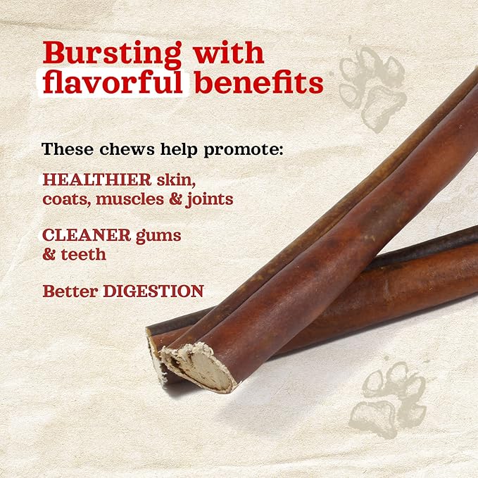 Natural Farm Peanut Butter Stuffed Collagen Sticks for Dogs (6 Inch, 5-Pack), Rawhide-Free Collagen Sticks, Natural Dog Chews, Long Lasting, for Small, Medium and Large Dogs, Great Rawhide Alternative