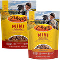 Zuke's Mini Naturals Tender Mini Bites Training Dog Treat Variety Pack, 1 Chicken Recipe, 1 Peanut Butter & Oats Recipe, 16-Ounce Resealable Pouch (2 CT)