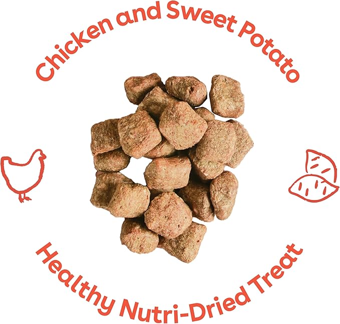 Pupford Crunchies, All-Natural, Healthy, Freeze Dried Treat for Dogs & Puppies (Chicken & Sweet Potato, 5 oz)