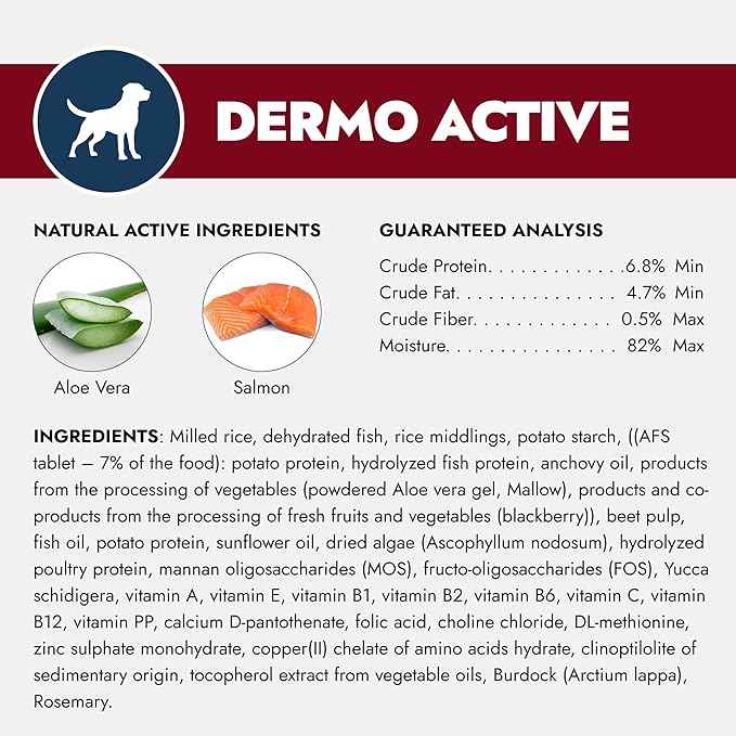 Forza10 - Dog Food, Dermo Dry Food for Itchy Skin, Sensitive Stomach & Coat Health, Limited Ingredient Dog Food, Non-GMO, Fish Flavor, (22 lb)