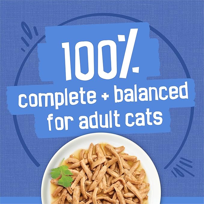Friskies Purina Wet Cat Food Variety, Shreds with Beef, Turkey & Cheese, Chicken & Salmon Dinner, and with Ocean Whitefish & Tuna, 5.5 oz. Cans (Pack of 80)
