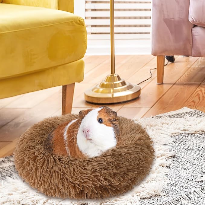 PETKNOWS 2 Pieces Guinea Pig Beds, Hamster Beds, Thickened and Warm Winter Guinea Pig Beds for Dwarf Rabbits, Chinchillas, Hamsters, Hedgehogs, Ferrets, Maned Lizards and Rats
