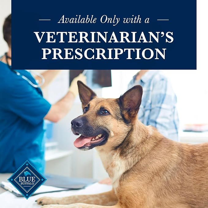 Blue Buffalo Natural Veterinary Diet GI Low Fat Gastrointestinal Support Dry Dog Food, Veterinarian's Prescription Required, Whitefish, 22 lb Bag