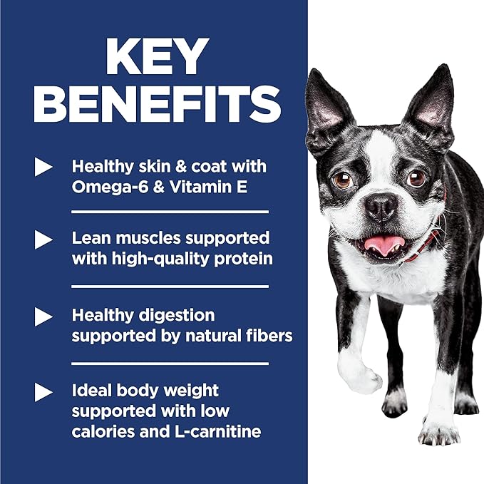 Hill's Science Diet Adult 1-6 Light Small Bites Dry Dog Food, Chicken Meal & Barley, 15 lb. Bag