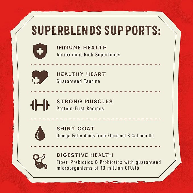 Stella & Chewy's SuperBlends Raw Blend Wholesome Grains Wild-Caught Whitefish & Salmon Recipe with Superfoods, 3.25 lb. Bag