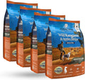 Addiction Wild Kangaroo & Apples Dry Dog Food - Limited Ingredient, Novel Protein for Dogs with Allergies, Grain-Free - Support Muscle Development & Manage Weight - Made in New Zealand 4lb - 4 Packs