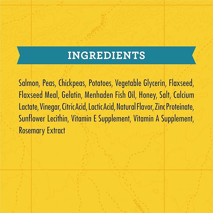 Zuke's Puppy Naturals Dog Treats Salmon & Chickpea, 5 Ounce (Pack of 3)