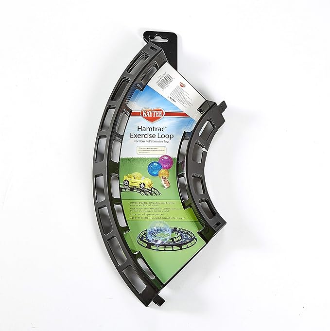 Kaytee Hamtrack Exercise Loop for Exercise Balls & Critter Cruiser Car (includes 4 curved sections)