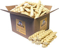 Woofley's 6" Buffalo Beef Cheek Braids Regular - (50 Count)- Beef Cheek Dog Chews - No Hide Bones for Dogs
