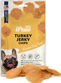 iPaw Turkey Chips Dog Treats for Puppy Training, All Natural Human Grade Dog Treat, Hypoallergenic, Easy to Digest (Turkey Chips)