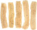 TEHAUX Natural Loofah Chewing Toys 5-Pack for Small Animals Tooth Cleaning and Fur Scrubbing Bath Tools for Guinea Pigs Hamsters Rabbits Safe Teeth Grinding