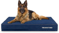The Dog’s Bed Orthopedic Memory Foam Dog Bed for XL Dogs, Waterproof Washable Cover, Anti-Slip Base, Calming Surface – CertiPUR-Certified Foam, Real Blue Denim, 6 Inch Thick