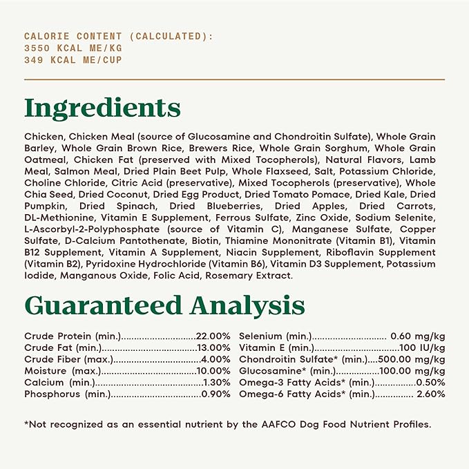 Nutro Ultra Adult Large Breed Dry Dog Food, Chicken, Lamb and Salmon Protein Trio, Adult Dog Food Dry Recipe, 13 lb. Bag
