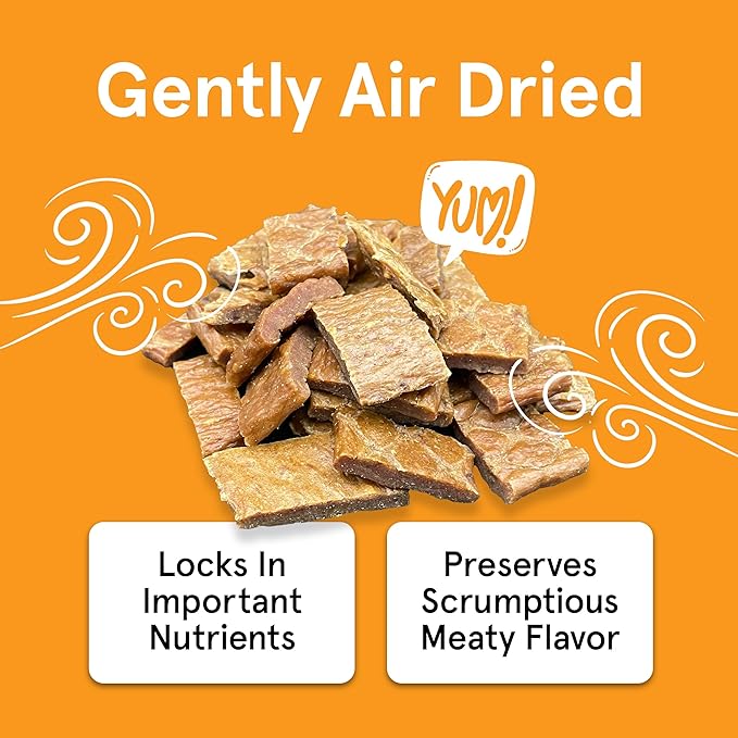 TRMC Real Meat Dog Treats - 12oz Bag of Bite-Sized Air-Dried Venison & Chicken Jerky for Dogs - Grain-Free Jerky Dog Treats Made up of 95% Free-Range Venison & Chicken - All-Natural Dog Treats