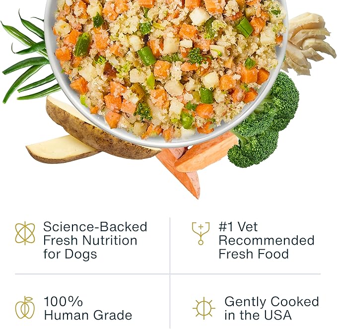 JustFoodForDogs Frozen Fresh Dog Food Toppers and Meals, Human Grade, Balanced Fresh Pet Meal or Topper, No Preservatives, Limited Ingredient Recipe, Fish & Sweet Potato 18 oz - 14 Pack