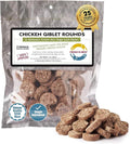 Fresh Is Best Freeze Dried Dog Treats - Freeze Dried Chicken Giblets - Fresh Cat & Dog Training Treats in Resealable Zipper Bag - Raw Chicken Hearts, Livers, and Gizzards Treat - Made in The USA