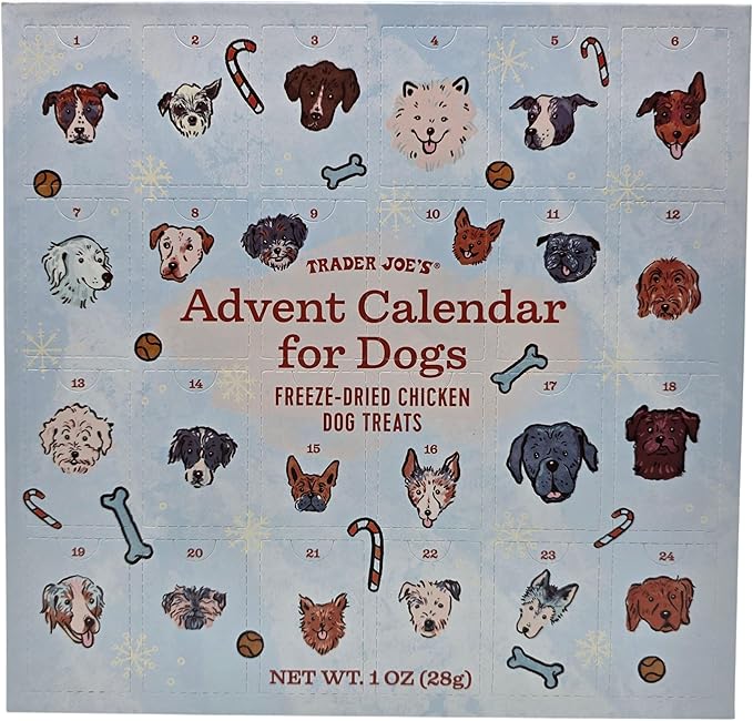 Trader Joe's Advent Calendar for Dogs - Salmon and Sweet Potato Dog Treats