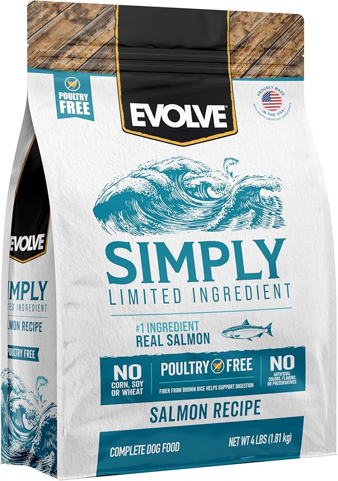 Evolve Simply Limited Ingredient Salmon Recipe, 4lb.