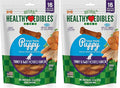 Nylabone Healthy Edibles Natural Puppy Chews Long Lasting Treats for Puppies,Turkey & Sweet Potato Flavor,X-Small/Petite,16 Count (Pack of 2)