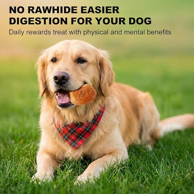 PETPHABET Rawhide Free Dog Chew Bones - 11 Count Grilled Chicken Leg Dog Chews for Small Medium Breeds, Healthy Puppy Treats for Training & Teething, Made with Real Chicken, Natural Smoky Flavor