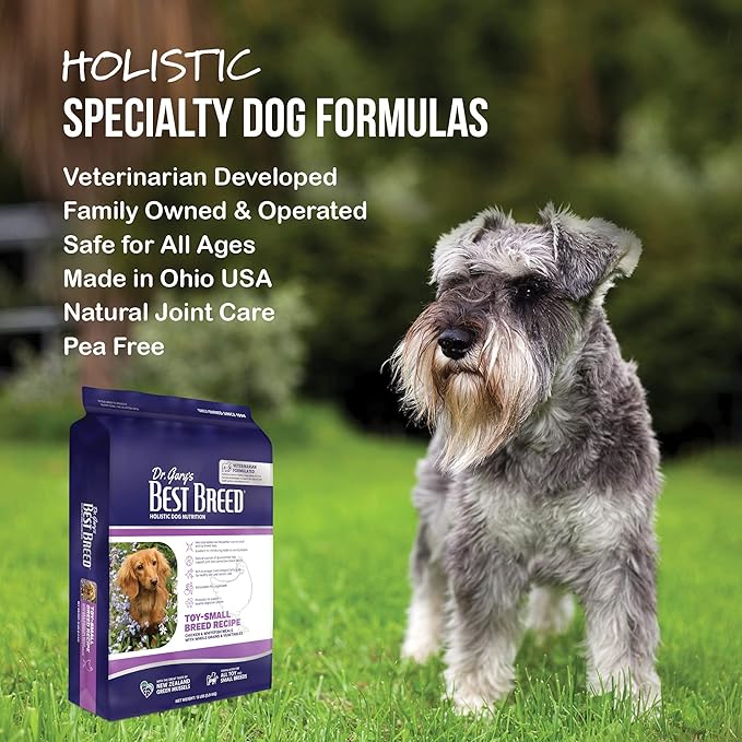 Dr. Gary's Best Breed Small Breed Recipe Made in USA [Natural Dry Dog Food for All Breeds and Sizes] - 13lbs