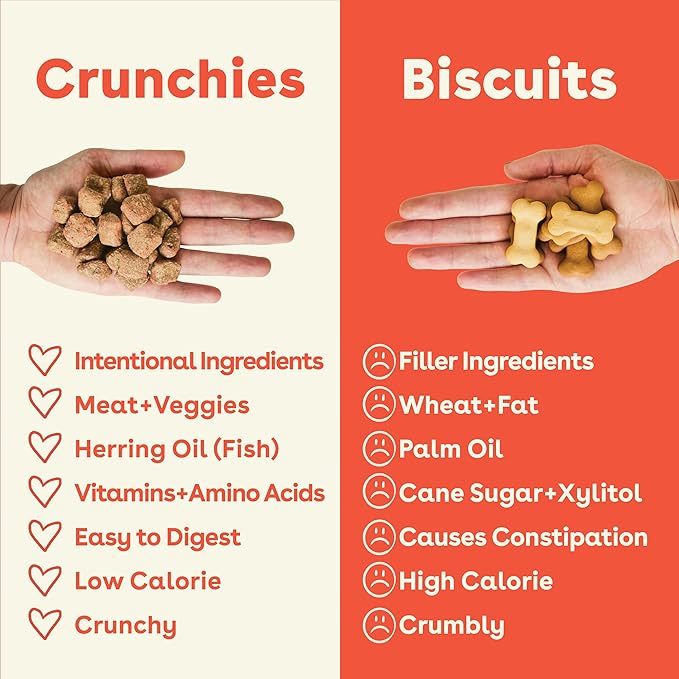 Pupford Crunchies, All-Natural, Healthy, Freeze Dried Treat for Dogs & Puppies (Chicken & Sweet Potato, 8 oz)