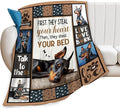 Doberman Gifts Blanket, Dog Throw Blankets, Doberman Gift for Women Boys Girls Men Lover Adult Cozy Fleece Flannel Bedding Stuff Animal Plush for Couch Sofa Bed Decor 50"X40"