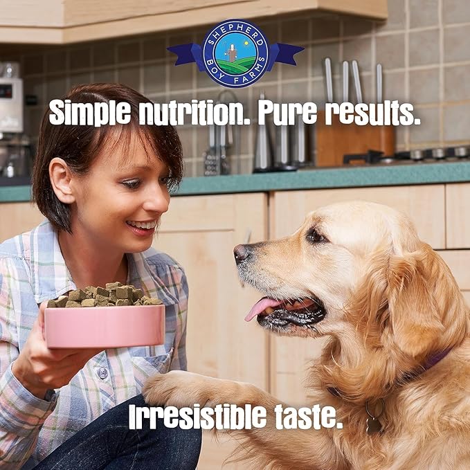 Shepherd Boy Farms Freeze Dried Raw Dog Food, Rabbit Recipe, All Natural, No Synthetics, Made in USA with Goat's Milk & Organic Produce, High Protein, Complete Meal (14oz)