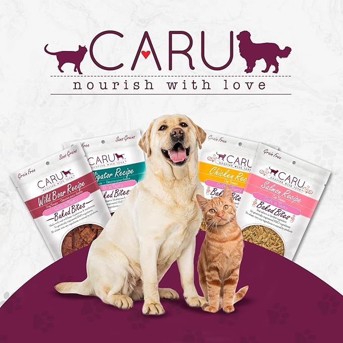 CARU - Soft 'n Tasty Baked Bites - Lamb Bites Dog Treats - Flavorful Training Treats - 4 oz.