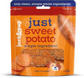 Jack&Pup Just Sweet Potato Chews for Dogs | Single Ingredient Hypoallergenic Dog Treats | Nutritious, Flavorful and All Natural Sweet Potato Dog Treats, Low Fat Low Calorie Dogs Treat (14oz)